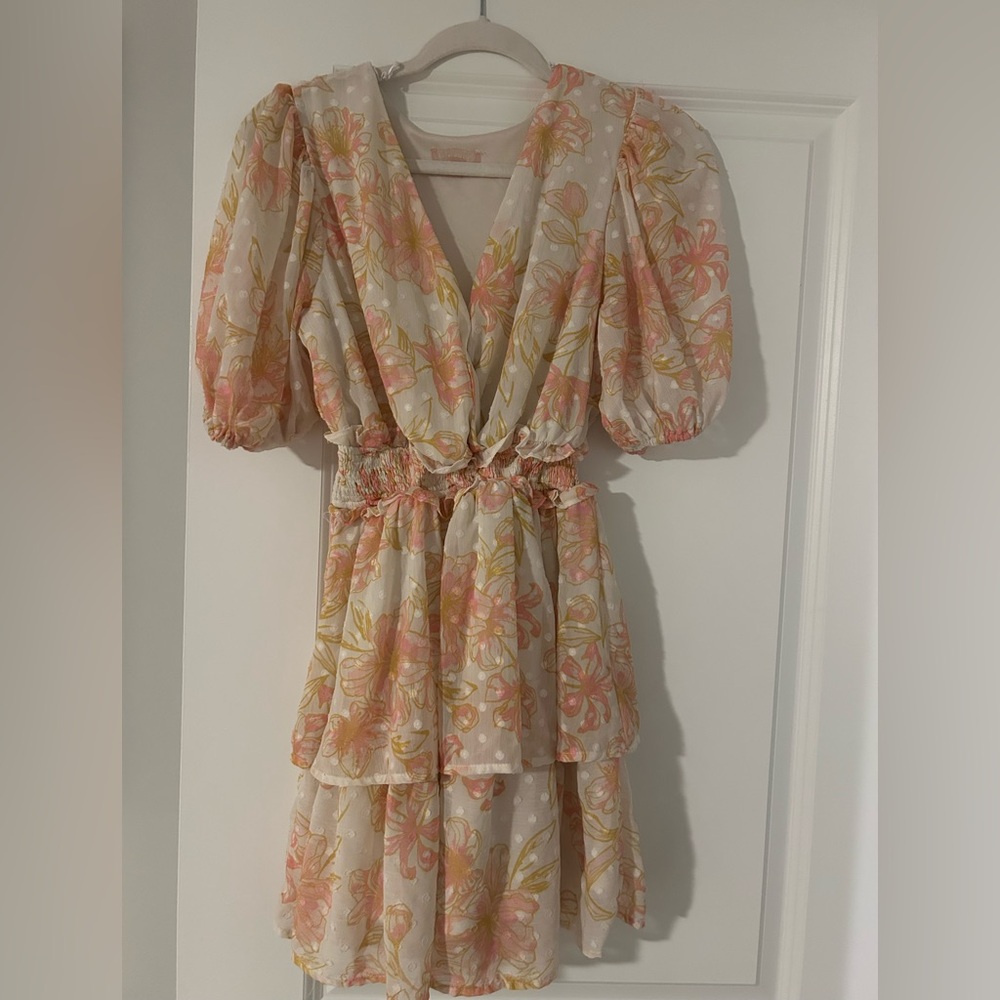 Floral Puff Sleeve Dress